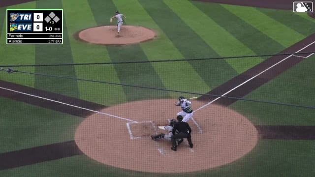 Jonny Farmelo homers (11) on a fly ball to center field.