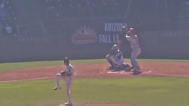 Sam Petersen's solo home run