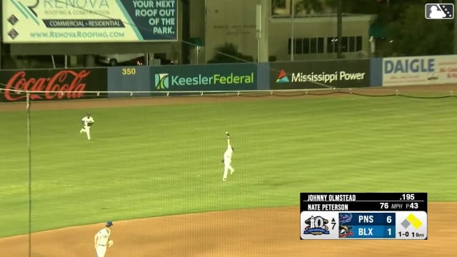 Cooper Pratt's leaping grab