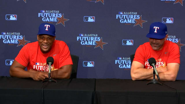 Adrian Beltré and Michael Young on Futures Game 