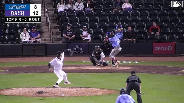 Angel Feliz singles on a ground ball to left fielder Boston Smith. Ethan Petry scores. Kevin Bazzell to 2nd.