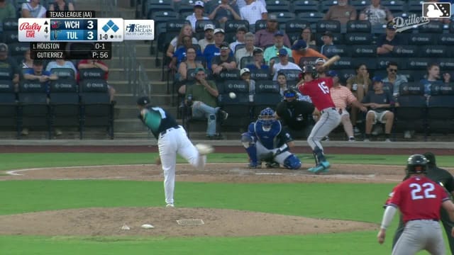 Marek Houston singles on a line drive to center fielder Kole Myers. Luis Hernandez scores. Graham Brown scores. Marek Houston out at 2nd on the throw, center fielder Kole Myers to second baseman Taylor Young. Danny De Andrade to 3rd.