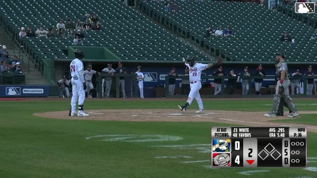 Tommy White's solo home run