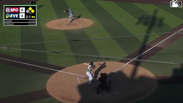 Aiden Taurek singles on a ground ball to left fielder Tommy Hopfe, deflected by shortstop Kelvin Hidalgo. Korbyn Dickerson scores. Luke Stevenson to 2nd.