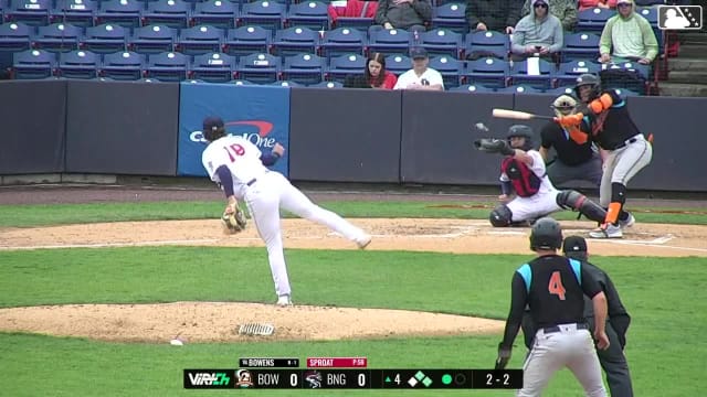 Brandon Sproat notches his sixth K in Double-A debut