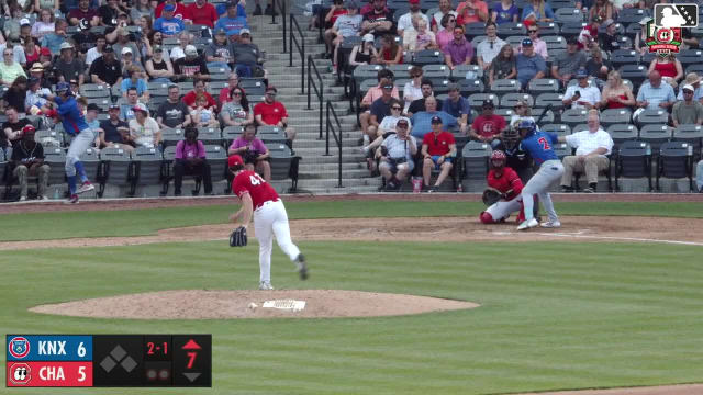 Jefferson Rojas homers (6) on a fly ball to left center field.