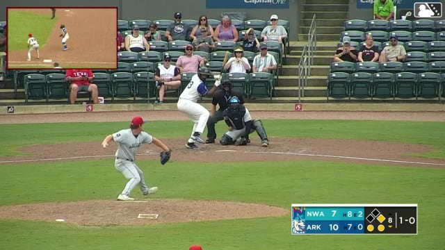 Lazaro Montes homers (20) on a fly ball to right center field. Michael Arroyo scores.