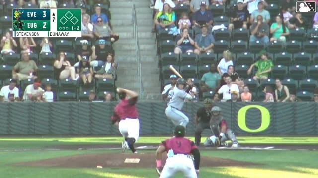 Luke Stevenson homers (6) on a line drive to right center field.
