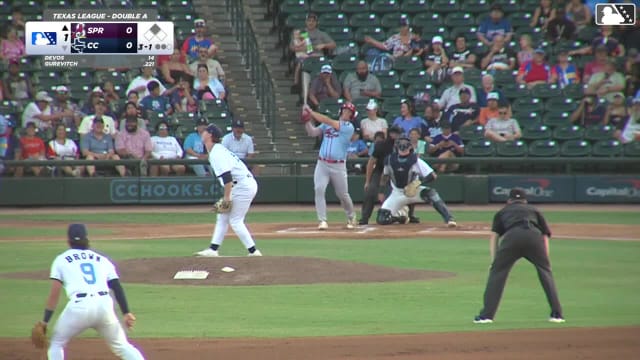 Jack Gurevitch homers (5) on a fly ball to left center field. Tre Richardson III scores.