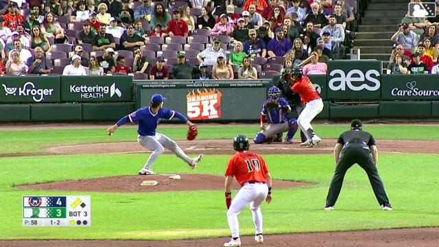 Koen Moreno In play, run(s) to Alfredo Duno