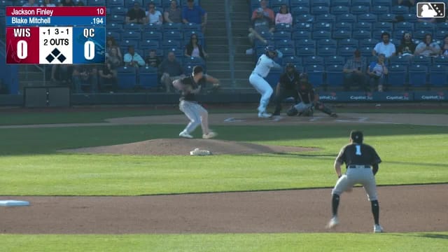 Blake Mitchell homers (4) on a line drive to center field.