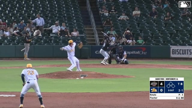 Andrew Fischer homers (3) on a fly ball to right field.