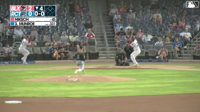 Jake Munroe homers (5) on a line drive to left field.