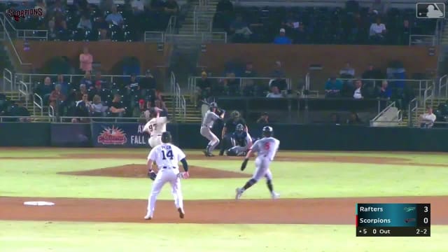 Alexander Fuentes In play, run(s) to Jared Thomas