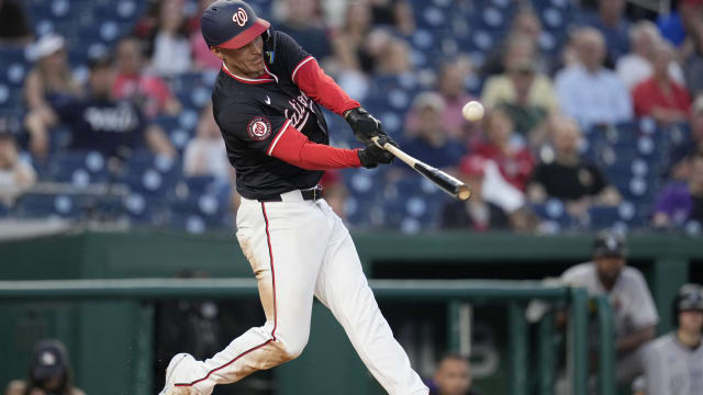 Brady House's first Major League hit