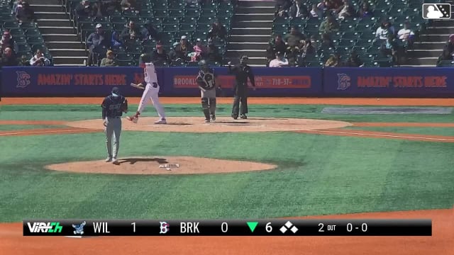 Luke Young records his fifth strikeout