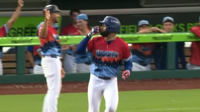 Emil Morales goes deep twice and drives in four runs 