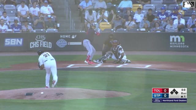 Trei Cruz homers (3) on a fly ball to right center field.