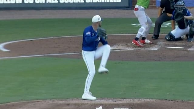Brody Hopkins strikes out a season-high 10 batters