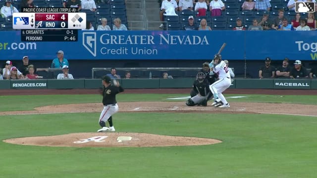  Demetrio Crisantes' 9th homer of the year