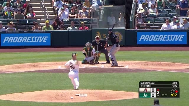 Tyler Locklear's first hit with the D-backs