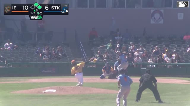 Aiden Taurek singles on a ground ball to left fielder Breyson Guedez. Korbyn Dickerson scores. Starlin Aguilar to 2nd.