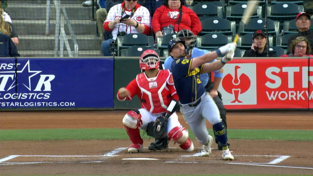 Caleb Durbin's solo home run