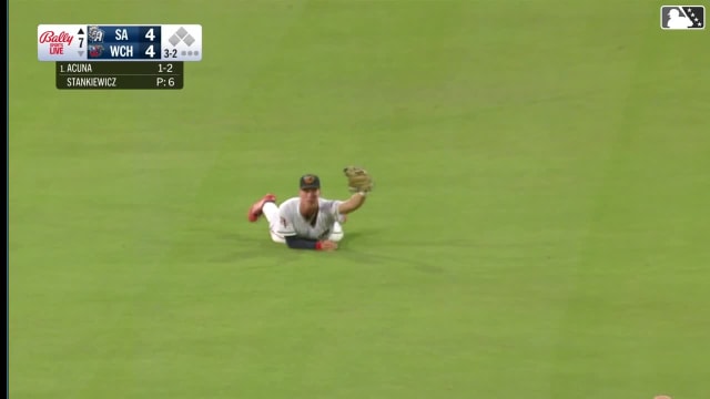 Walker Jenkins' diving catch