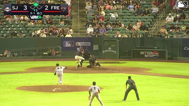 Cristian Arguelles doubles (9) on a fly ball to left fielder Oliver Tejada. Ashly Andujar scores.