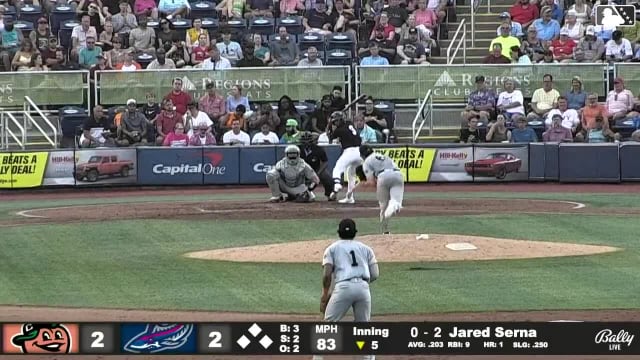 JR Ritchie's seventh strikeout