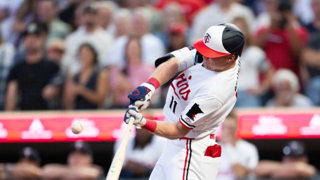 Walker Jenkins' first big league hit