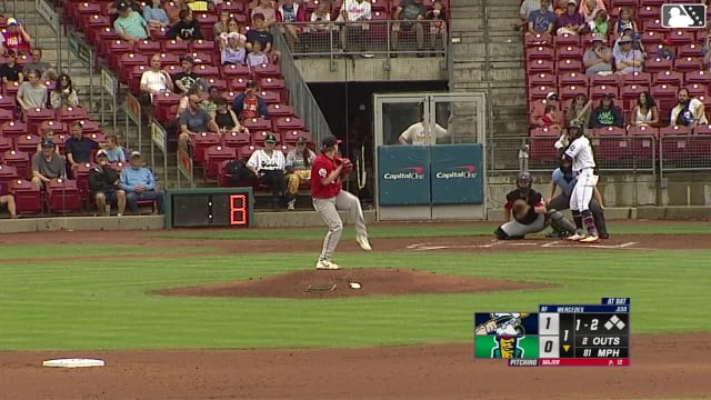 Yasser Mercedes homers (11) on a line drive to left center field.