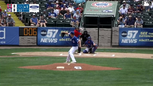 Jacob McCombs homers (7) on a fly ball to right field.