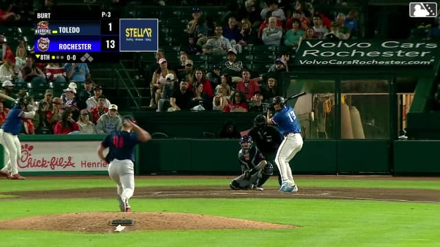 Yohandy Morales homers (16) on a fly ball to left center field.