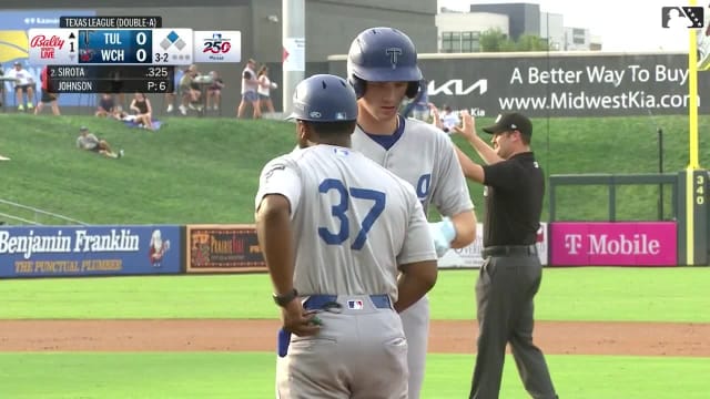 Mike Sirota extends his on-base streak to 66 games