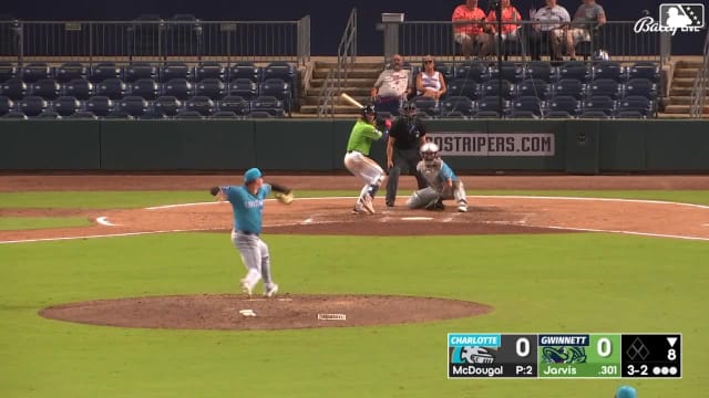 Jim Jarvis called out on strikes.