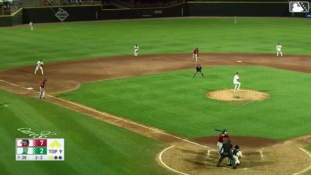 Jaron Elkins singles on a ground ball to first baseman Ty Doucette. Eduardo Quintero scores. Emil Morales to 3rd. Nico Perez to 2nd.