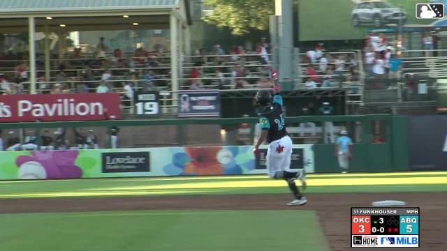 Rockies No. 5 prospect Yanquiel Fernandez's 10th HR