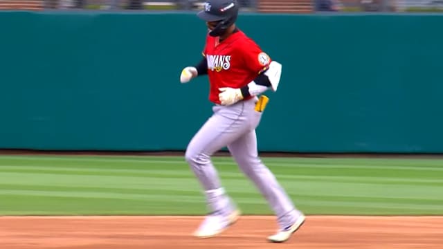 Esmerlyn Valdez's solo home run