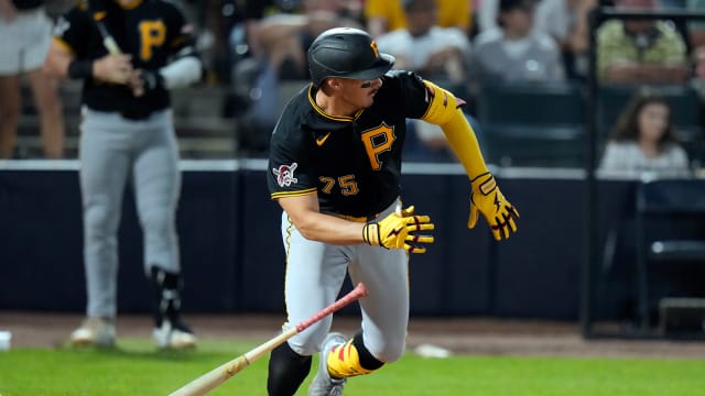 Konnor Griffin hits a two-run double