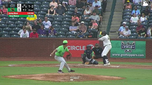 Tony Blanco Jr. homers (24) on a fly ball to left center field.