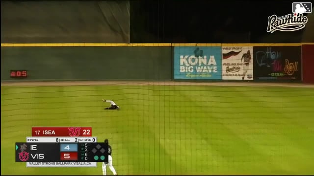 Druw Jones robs a hit with a diving catch