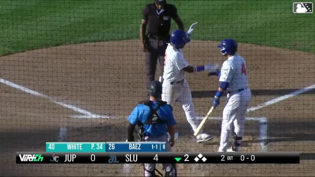 Jesus Baez powers his second homer of the year 