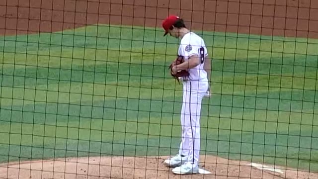 Landon Harmon's seven strikeouts
