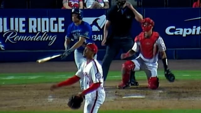 Connor Capel's three-homer game vs. Fightin Phils