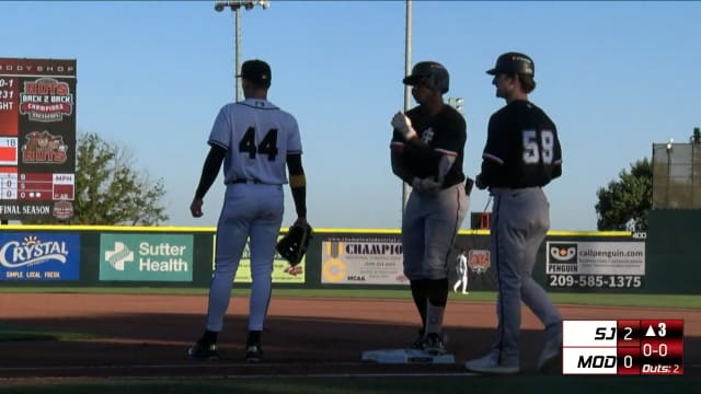 Dakota Jordan's 4-hit night