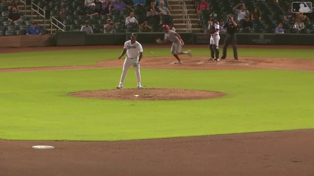 Arjun Nimmala doubles (2) on a fly ball to right fielder Teo Banks. Cole Conn scores.