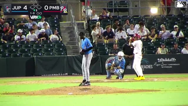 Yairo Padilla homers (3) on a fly ball to left center field. Ryan Mitchell scores.
