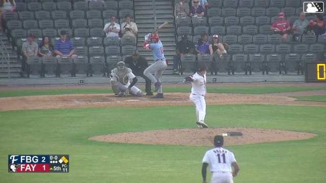Gavin Fien hits a ground-rule double (2) on a line drive to left field. Rafael Ramirez Jr. scores. Dashyll Tejeda to 3rd.