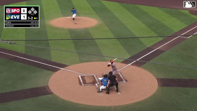 Wilder Dalis homers (1) on a fly ball to center field.